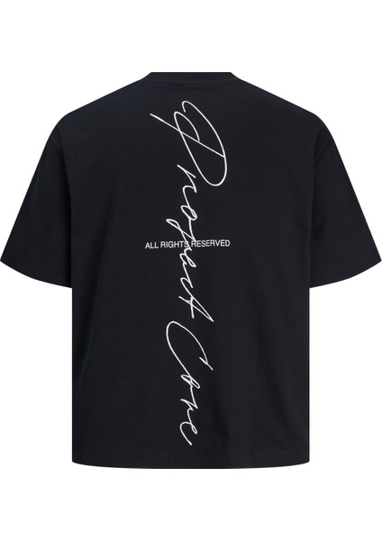 Jcodynamıc Scrıpt Tee Ss Crew Neck Erkek Siyah Tshirt 12273310-02 fırsatları