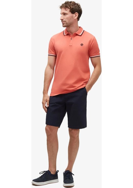 Claremont Poplin Chino Short Erkek Lacivert Şort TB0A5U2K4331