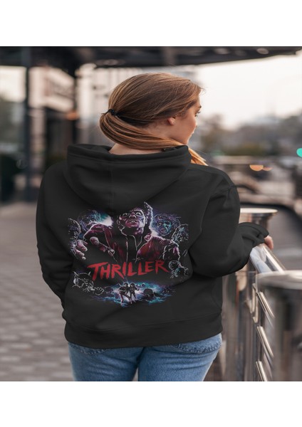 Michael Jackson - Thriller' Baskılı Hoodıe & Dar Kalıp Sweatshırt modelleri
