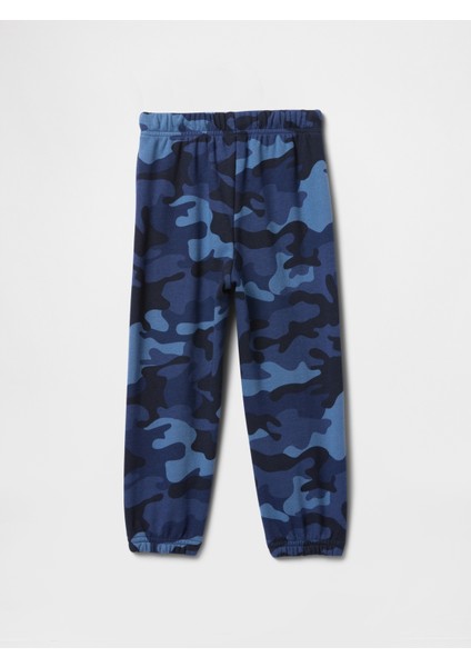 Erkek Bebek Mavi Gap Logo Fransız Havlu Kumaş Pull-On Jogger Eşofman Altı
