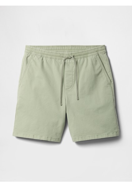 Erkek Yeşil Twill Şort