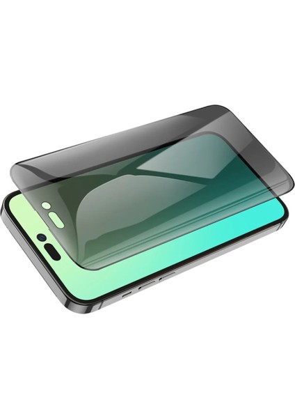 Iphone 14 Pro Uyumlu Hayalet Ekran Gizli Tam Kaplayan Kırılmaz Cam Seramik Ekran Koruyucu Film
