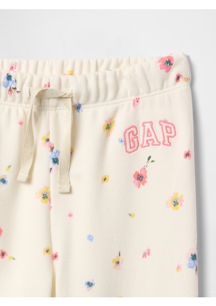 Kız Bebek Bej Gap Logo Pull-On Jogger Eşofman Altı