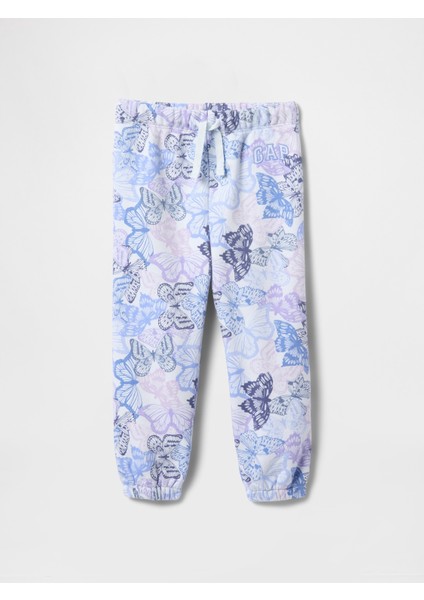 Kız Bebek Mavi Gap Logo Pull-On Jogger Eşofman Altı