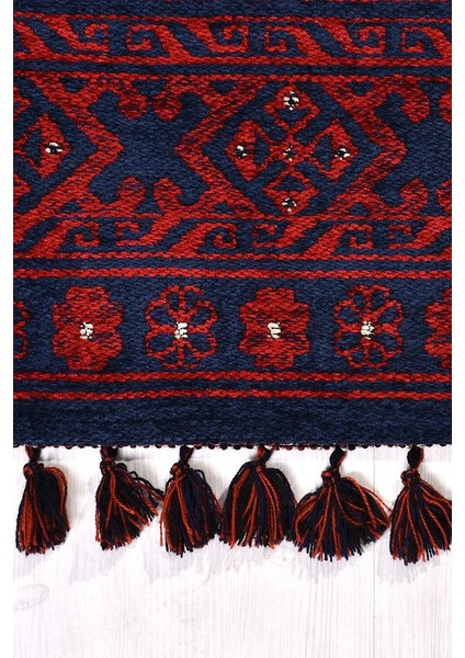 Afgan Kırmızı TR03 Afgan Tarzı Akrilik Salon Halısı Mutfak Halısı Antre Halısı modelleri