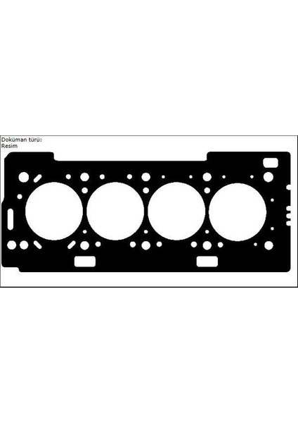 Sılındır Kapak Contası 0.50MM Cok Katlı Celık P206 P207 P307 P308 P406 1.6 16V TU5JP4 Ec5