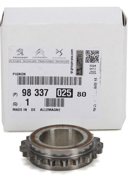 Krank Mil Dişlisi P207-P208-P308-P508-P2008-P3008-P5008-PARTNER-BERLINGO-C3-C4-C5-DS3-DS4-DS5 1.6 Vti-Thp Mını R56-R55-R60 Bmw F20-F21-F30