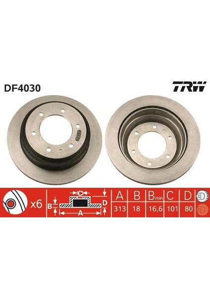 Arka Fren Aynası Frontera A 2.2 I-2.4 I-2.3 Td-2.5 Tds-2.8td Havalı