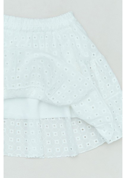 Kuşgözü Detaylı 23 Nisan Kız Çocuk Etek modelleri