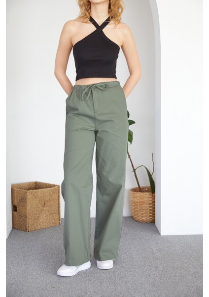 Beli Lastikli Cepli Gabardin Palazzo Pantolon fiyatları