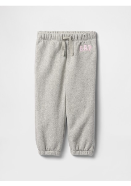 Kız Bebek Gri Gap Logo Pull-On Jogger Eşofman Altı