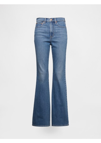 Kadın Mavi High Rise '70S Flare Jean Pantolon modelleri