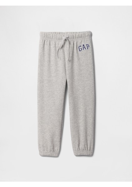 Erkek Bebek Gri Fransız Kumaş Jogger Eşofman Altı