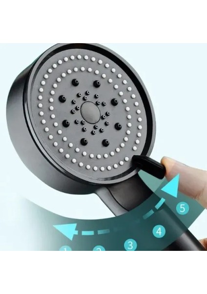 Banyo Keyfi İçin 5 Fonksiyonlu Duş Başlığı