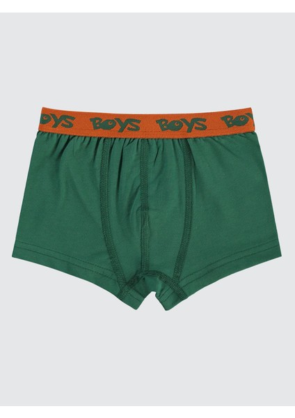 Erkek Çocuk 3'lü Boxer Set 2-10 Yaş Yeşil fırsatları