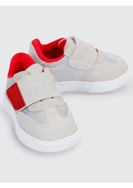 Erkek Çocuk Spor Ayakkabı 21-25 Numara Gri-Kırmızı fiyatları