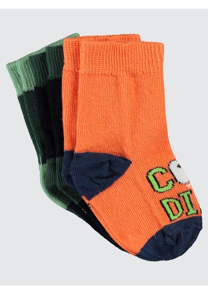 Erkek Bebek 3'lü Çorap Set 6-18 Ay Yeşil fiyatları