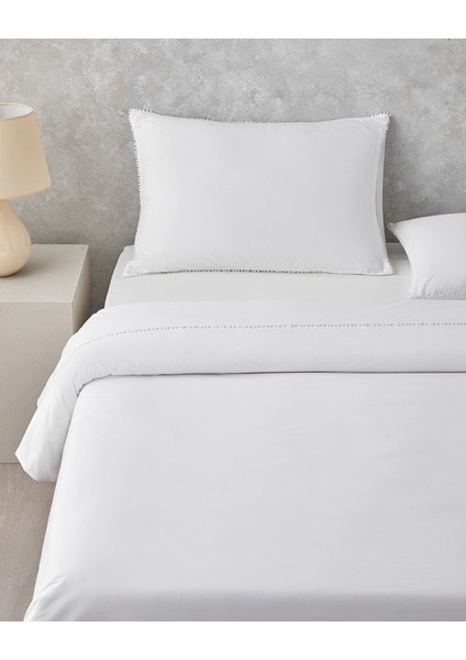 Serene Bliss Perkal Çift Kişilik Nevresim Takımı 200X220 cm Beyaz fiyatları