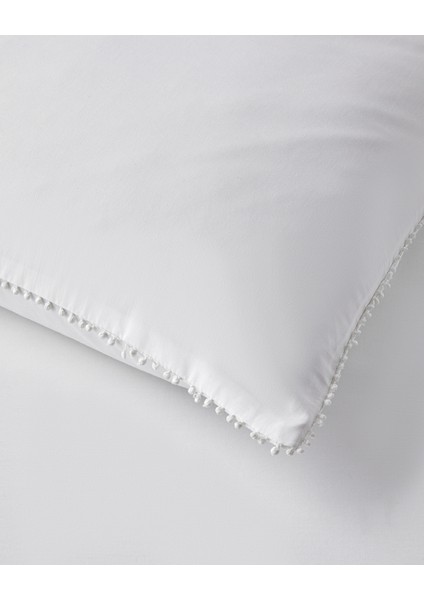 Serene Bliss Perkal Çift Kişilik Nevresim Takımı 200X220 cm Beyaz modelleri