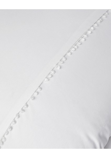 Serene Bliss Perkal Çift Kişilik Nevresim Takımı 200X220 cm Beyaz fırsatları