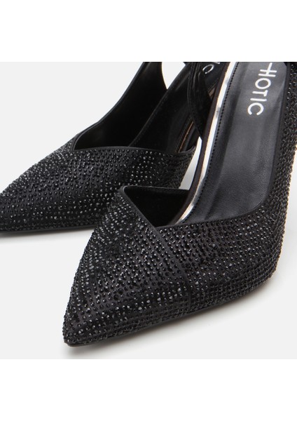01AYH307490A100 Siyah Kadın Taşlı Stiletto modelleri