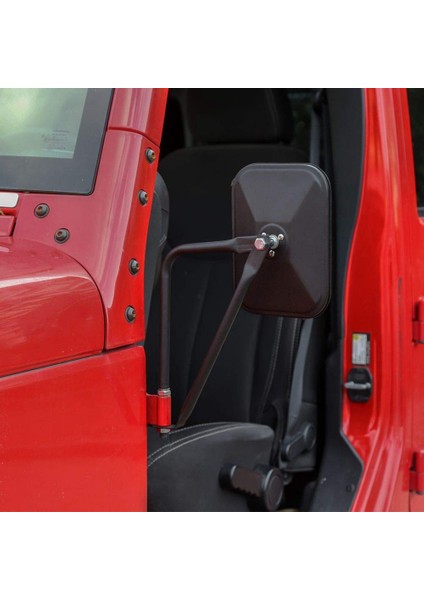 Wrangler Cj Yj Tj Jk Jl ile Uyumlu Araba Yan Aynalar Kare Kapısız Dikiz Aynaları Kurulumu Kolay (Yurt Dışından) modelleri