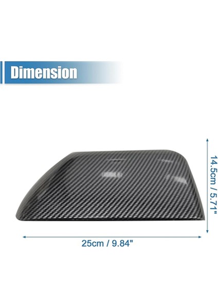 Araba Yan Ayna Kapağı ile Uyumlu F250 F350 F450 F550 2017-2023 Üst Yarım Ayna Muhafazası HC3Z-17D743-CA Karbon Fiber (Yurt Dışından) indirimleri