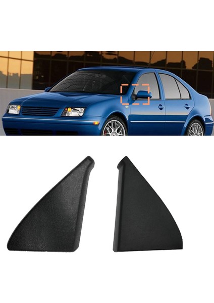 Siyah Abs 1 Çift Kapı Ayna Kapağı Trim Panel Montajlı Üçgen Golf ile Uyumlu - - Glı Mk2 191837993 191837994 (Yurt Dışından) fiyatları