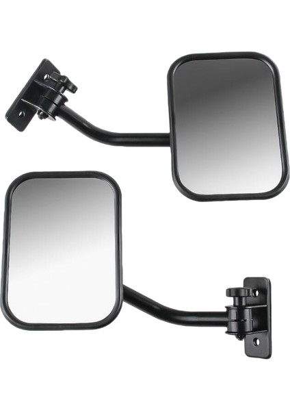 Wrangler Tj, Jk, Lj Hızlı Açılan Yan Aynalar Siyah 2'li Paket ile Uyumlu Kapalı Kapı Aynaları (Yurt Dışından)
