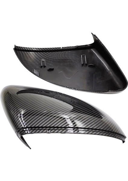 Karbon Fiber Desen Dikiz Aynası Kapağı Yan Dikiz Aynası Kapatma Kapakları Golf Mk7 Mk7.5 ile Uyumlu Golf 7 R 2013-2020 (Yurt Dışından)