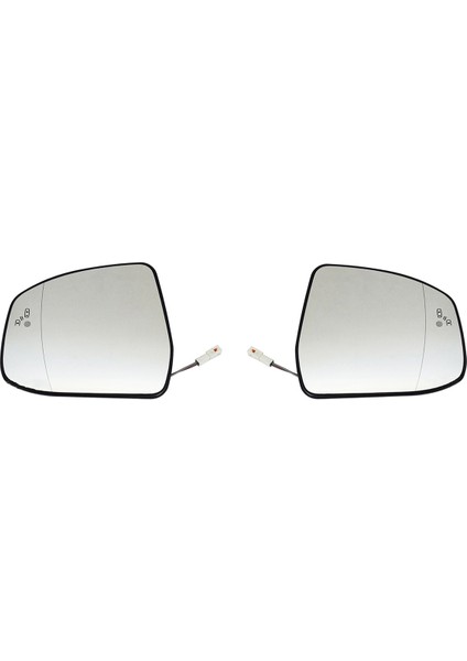 2 Adet Kapı Kanat Yan Ayna Cam Isıtmalı Kör Nokta Uyarısı Destek Plakası ile Focus Mk2 Mk3 Mondeo Mk4 L+R ile Uyumlu (Yurt Dışından)