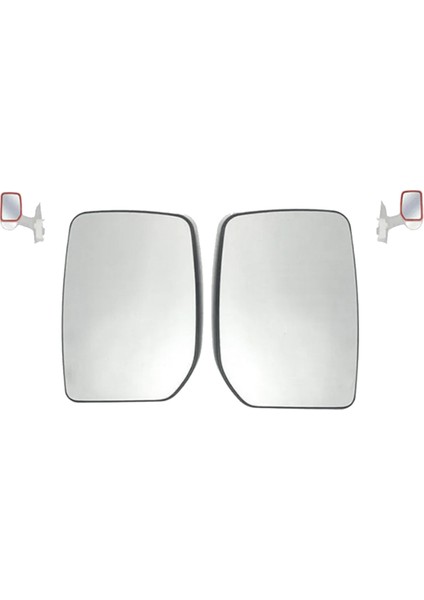 Araba Kapı Kanat Yan Ayna Cam Isıtmalı Destek Plakası ile Transit Mk6 Mk7 2000-2013 Araba Aksesuarları ile Uyumlu (Yurt Dışından)