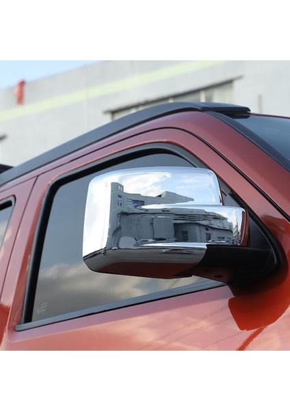 Araba Yan Dikiz Aynası Kapağı Trim Abs Nitro Liberty ile Uyumlu 2007 2008 2009 2010 2011 2012, Gümüş (Yurt Dışından)