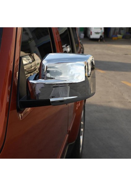 Araba Yan Dikiz Aynası Kapağı Trim Abs Nitro Liberty ile Uyumlu 2007 2008 2009 2010 2011 2012, Gümüş (Yurt Dışından)