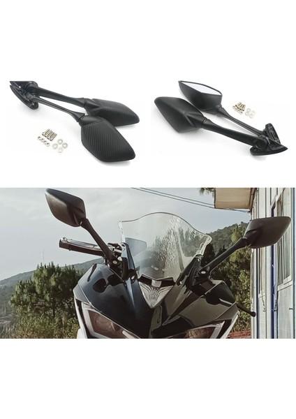 Mt-25 ile Uyumlu Mt-03 Mt-07 Mt-09 Fz-07 Fz-09 Fz-10 Dikiz Aynaları Motosiklet Yan Aynası (Yurt Dışından)