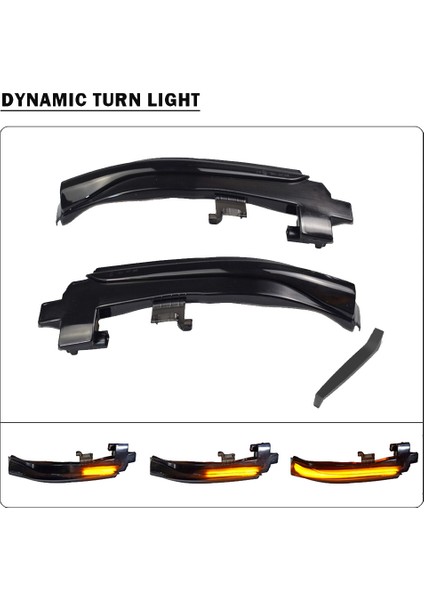 V40 cc Iı S60 2011-2018 S80 V70 Iıı ile Uyumlu Araba Dinamik LED Dönüş Sinyali Işık Dikiz Aynası Işık Göstergesi (Yurt Dışından)