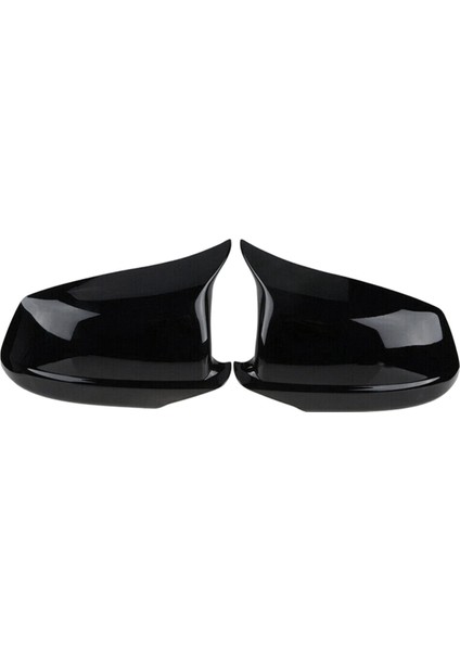 Siyah 5 Serisi ile Uyumlu F10 F11 2010-2013 Dikiz Yan Ayna Kapağı Kanat Kapağı Dış Kapı Dikiz Trimi (Yurt Dışından)