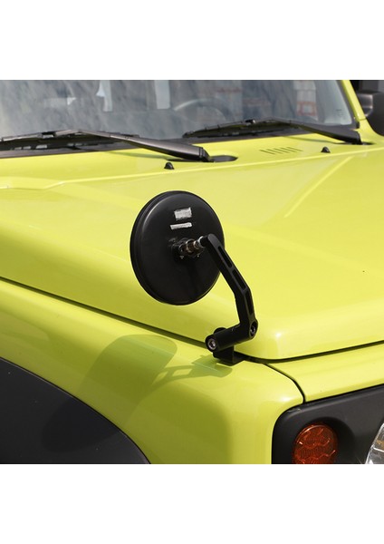 Araba Kaputu Kapağı Yedekleme Yuvarlak Yan Aynalar Jimny ile Uyumlu 2019 2020 2021 Kör Noktalardan Kaçının Aksesuarları (Yurt Dışından)