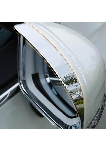Uyumlu XC60 2018-2020 Araba Yan Kapı Yağmur Dikiz Aynası Visor Shield Güneş Kapak Trim Aksesuarları Krom (Yurt Dışından) fiyatları