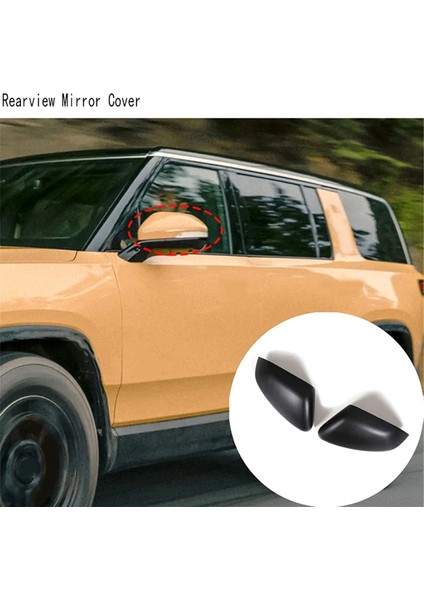 Otomatik Dikiz Aynası Kapağı Kapı Yan Görüş Aynası Kapağı R1T R1S 2022 2023 Kamyonet ile Uyumlu (Yurt Dışından) fırsatları