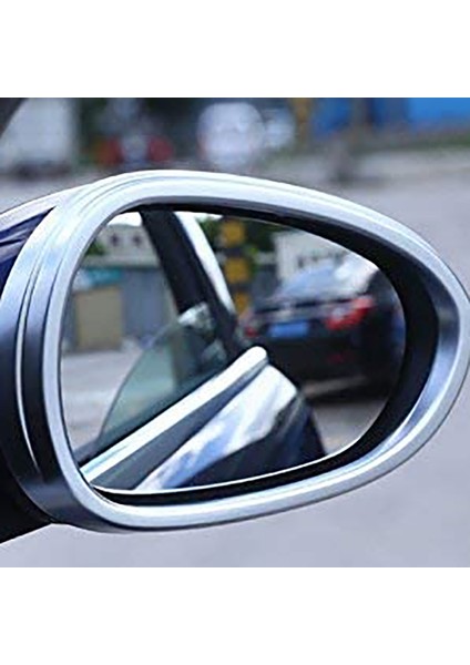 Araba Yan Dikiz Aynası Çerçeve Kapak Trim 2016-2019 Oto Aksesuarları ile Uyumlu Abs Krom Gümüş (Yurt Dışından)