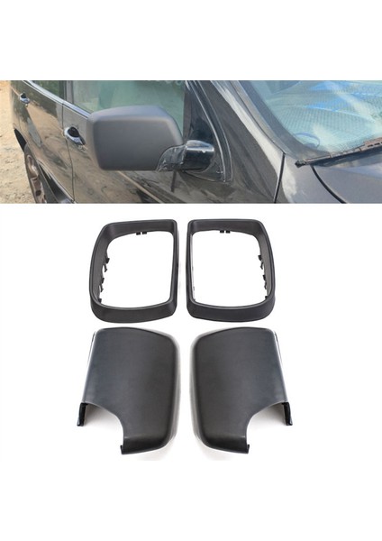Araba Siyah Dikiz Aynası Kapağı Yan Ayna Kapakları Çerçeve Değiştirme ile Uyumlu - E53 X5 2000-2006 Sağ (Yurt Dışından) fiyatları