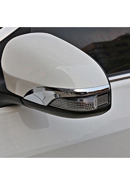 Abs Krom Yan Dönüş Sinyali Ayna Kapakları Dikiz Kapak Trim ile Uyumlu Aqua Prius C 2015-2020 Araba Aksesuarları (Yurt Dışından)