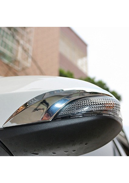 Abs Krom Yan Dönüş Sinyali Ayna Kapakları Dikiz Kapak Trim ile Uyumlu Aqua Prius C 2015-2020 Araba Aksesuarları (Yurt Dışından)