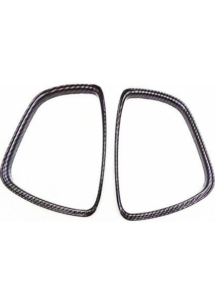 Focus Mk3 2012-2018 ile Uyumlu Yan Kapı Dikiz Aynası Kapağı Yağmur Geçirmez Vizör Çerçeve Güneş Koruma Etiket Karbon Fiber (Yurt Dışından)