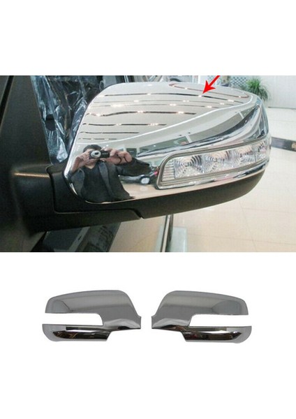 Dekorasyon Arka Dikiz Dikiz Yan Kapı Ayna Kapağı Çubuk Trim Çerçeve Sorento 2013 2014 ile Uyumlu (Yurt Dışından) fiyatları