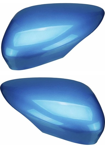 1 Çift Kanat Kapı Dikiz Aynası Kapağı Yan Ayna Kapağı Fiesta Mk7 2008-2017 ile Uyumlu Mavi (Yurt Dışından)