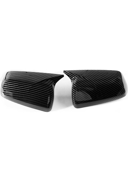 X10 Ex 2008-2012 Yan Kapı Dikiz Aynası Kapağı Kapak Trim Aksesuarlarıyla Uyumlu - Abs Karbon Fiber (Yurt Dışından)