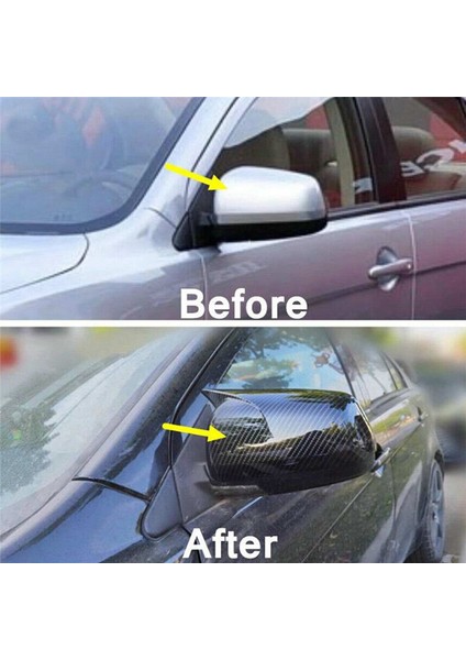 X10 Ex 2008-2012 Yan Kapı Dikiz Aynası Kapağı Kapak Trim Aksesuarlarıyla Uyumlu - Abs Karbon Fiber (Yurt Dışından) modelleri