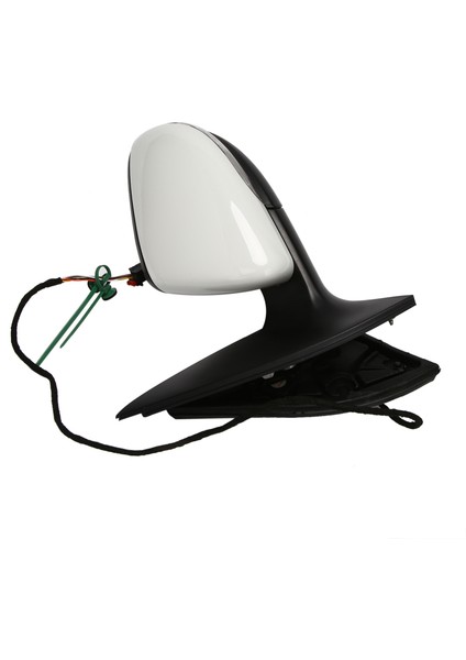 Sol Yan Kapı Dikiz Aynası Grubu Lh 6 Hatlı, Golf Mk6 2009-2012 ile Uyumlu, Elektrikli Ayarlı / Isıtmalı Beyaz (Yurt Dışından)